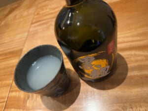 蕎麦焼酎の蕎麦湯割り